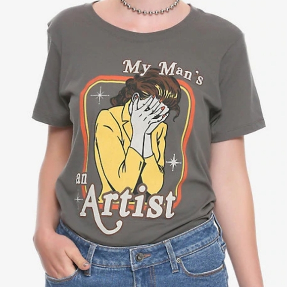 Black Matter My Man's an Artist Pulp Fiction tee 2X - Picture 2 of 6